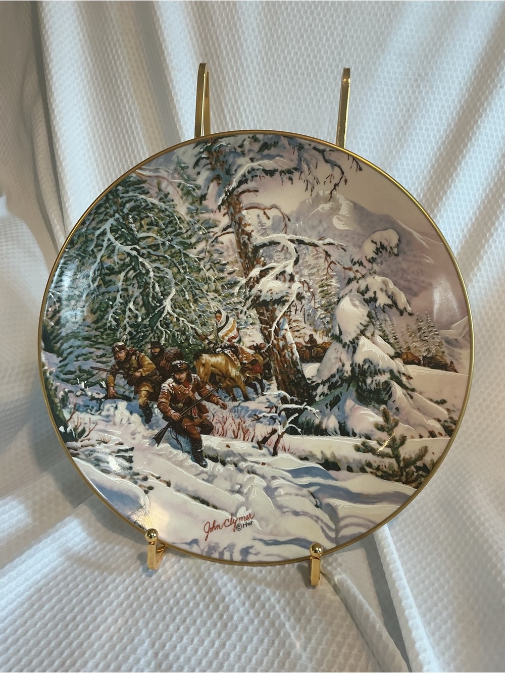 Vtg the Lewis and Clark expedition plate collection.In the bitterroot’s.#1505